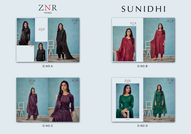 Znr Sunidhi Jam Cotton New Exclusive Wear Cotton Designer Salwar Suits Collection